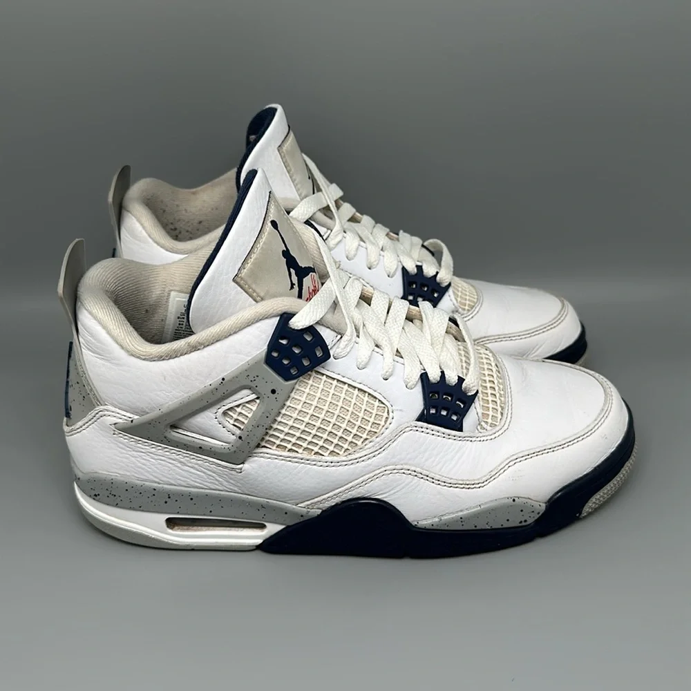 Jordan 4 Retro Basketball Shoes DH6927-140 Men's Sz 8‎ / Women's Sz 9.5